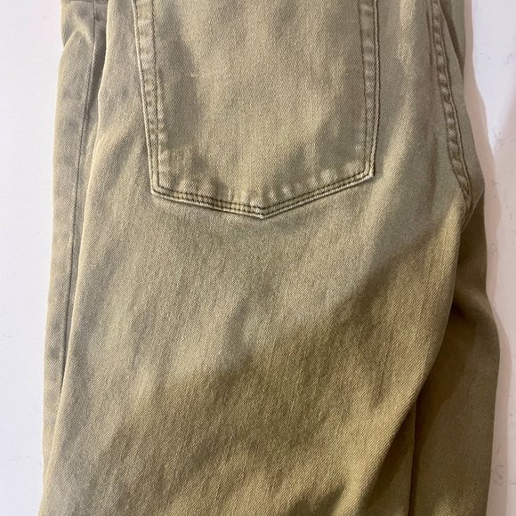 J.‎ Crew Factory Stretch Toothpick Jeans in Olive Green; Low-Rise, Ankle, 28 - Picture 4 of 9